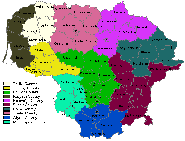 File:Municipalities in Lithuania.png