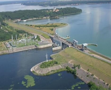 Kaunas hydroelectric 110MW power plant
