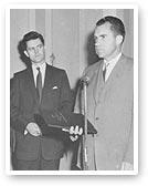 Description: Petition of young American Lithuanians delivered to the U.S. Vice-President Richard Nixon