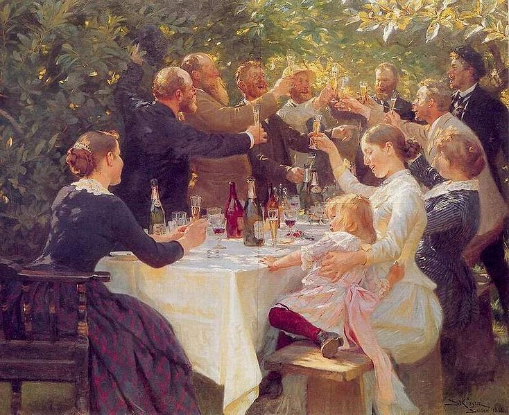 Description: Fil:PS Krøyer - Hip hip hurra! Kunstnerfest på Skagen 1888.jpg
